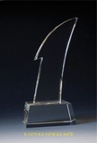 Custom No.1 Award optical crystal award trophy., 9.5