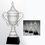 Custom Royal Classic Crystal Trophy Cup(L), 9" L x 9" W x 15 3/4" H, Price/piece