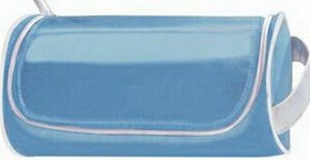 Custom Barrel Shape Cosmetic Bag, 8 1/2" L x 4" W