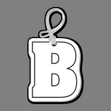 Custom Letter B Bag Tag