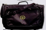 Custom Leatherette Tri-Fold Garment Bag w/ Gussetted Pocket