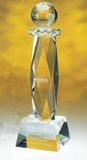 Custom Super Golf Crystal Award (15