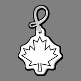 Custom Leaf (Maple-Outline) Bag Tag