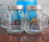 Custom 4.5 oz Mini clear Glass Mason jars, 3.5" H x 1.5" Diameter x 2" L, Price/piece