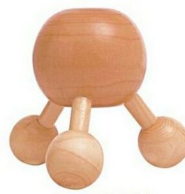 Custom Three Legged Wooden Ball Massager