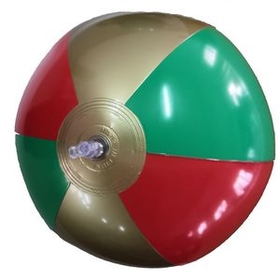 Custom 16"Deflated Inflatable Holiday Beach Ball