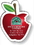 Custom Stock Apple Magnet .020, High Res. Full Color Digital, White Vinyl Topcoat, 1.75" W x 2.23" H x 0.02" Thick, Price/piece