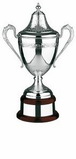 Custom Swatkins Supreme Riviera Cup Award w/ Patterned Lid (14.25