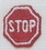 Custom Potpourri Embroidered Applique - Stop Sign, Price/piece