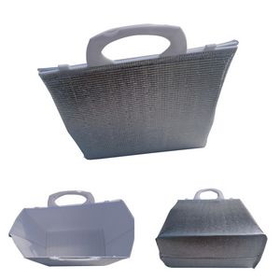 Custom Insulated Cooler Bag W/ Handle, 10 1/2" W x 10 1/2" L x 6 1/2" D