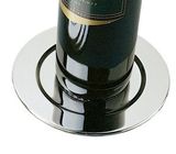 Blank Silver Plated Plat Wine Bottle Coasters Set of 4