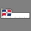 6" Ruler W/ Flag of Dominican Republic, Price/piece