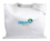 Custom White Ostrich Tote Bag, 17.75" W x 15" H, Price/piece