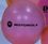 Custom Translucent Pink Beachballs / 16", Price/piece