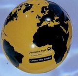 Custom Inflatable Globe Ball - Yellow/ Black / 20