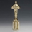 Custom Classic Achievement 24K Gold Plated Award & Round Base (12 1/2"), Price/piece