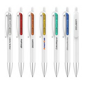 Custom Colorful Series Plastic Ballpoint Pen, 5.31" L x 0.43" W