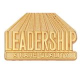 Blank Motivational Lapel Pins (Leadership; A Rare Quality), 1