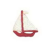 Custom International Collection Embroidered Applique - Sailboat
