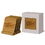 Custom 4 Piece Bamboo Coaster Set In Gift Box, 4" L x 4" W x 1 3/4" H, Price/piece