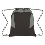 Custom Tahoe Heathered Drawstring Backpack, 14
