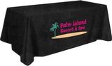 Custom Tablecloth with logo . fits 8' Table