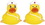 Custom Rubber Caring Nurse Duck, 3 1/2" L x 3 1/4" W x 3 1/2" H, Price/piece