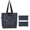 Custom Wallet Style Folding Shopping Bags, 15.75" L x 5.51" W x 13.78" H, Price/piece