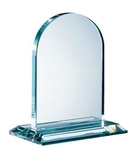 Custom Jade Arch Award with Slant Base - Large, 9