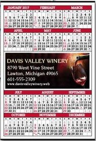 Custom Year-In-View Business to Business Calendar w/ Full Color - Thru 5/31/12