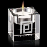 Custom Small Clear Perth Candle Holder (2