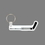 Key Ring & Punch Tag W/ Tab - Hockey Stick, Price/piece