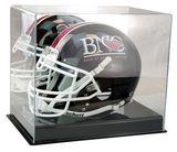 Custom Acrylic Full Size Football Helmet Case w/Black Base
