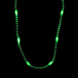 Blank Light-Up Green Bead Necklace