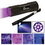 Custom Black Ultraviolet (UV) LED Flashlight, 3.5" L, Price/piece