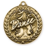 Custom 1 3/4'' Dance Medal (G)