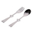 Custom Heart Shaped Stainless Steel Spoon & Fork Set, Price/piece