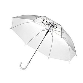 Custom Economical PVC Clear Bubble Umbrella, 35 1/2" W x 28" H