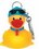 Custom Rubber Sporty Referee Duck Key Chain, Price/piece