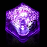 Custom Purple Lited LED Ice Cubes