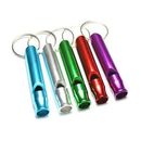 Custom Aluminum Whistle W/ Keychain, 1 7/8