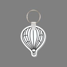 Custom Key Ring & Punch Tag - Hot Air Balloon