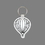 Custom Key Ring & Punch Tag - Hot Air Balloon, Price/piece