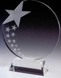 Custom Circular Star Award (9-1/2