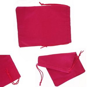 Custom Cotton Cord Drawstring Bags, 6" L x 7 9/10" W