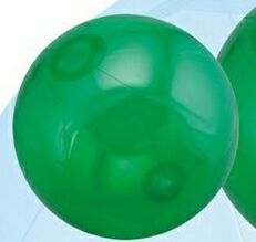 Custom 6" Inflatable Translucent Green Beach Ball