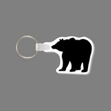 Custom Key Ring & Punch Tag - Bear Silhouette Punch Tag With Tab