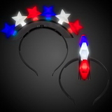 Blank LED Patriotic Stars Headband