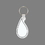 Key Ring & Punch Tag - Water Drop Tag W/ Tab, Price/piece