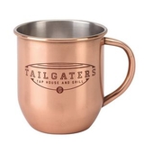 Custom 17Oz Copper Color Coated Stainless Steel Beer Barrel Mug, 5 1/8